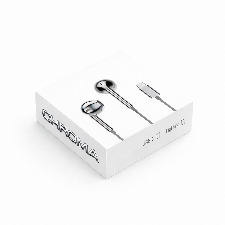 Écouteurs filaires CHROME